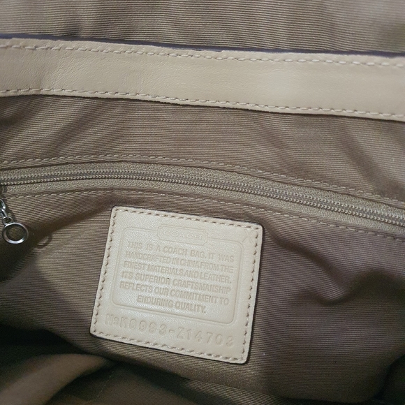 Coach Leather Flap Shoulder Bag - Picture 10 of 12